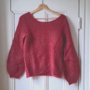 Sezane open back sweater